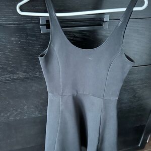 3 Divided Black Mini Dress